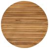 vidaXL Piano del tavolo &Oslash; 80 x 3,5 Rotondo Legno di teak solido