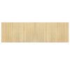 vidaXL Tappeto Rettangolare Naturale Chiaro 60x200 cm in Bamb&ugrave;