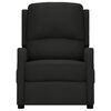vidaXL Poltrona Elettrica Reclinabile Nera in Tessuto