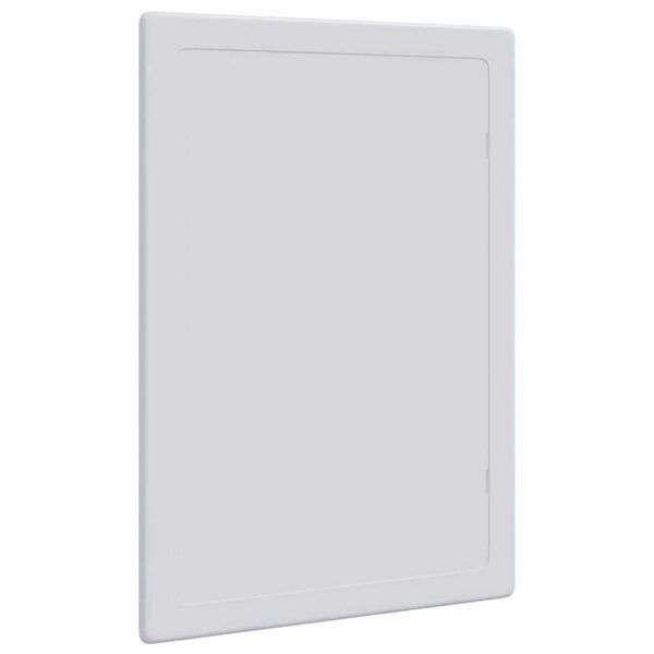 vidaXL Pannelli di Accesso 2 pcs Bianco 23 x 15 x 2 cm Plastica ABS