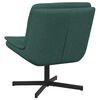 vidaXL Sedia girevole Verde Scuro 63 x 75 x 76 cm Tessuto