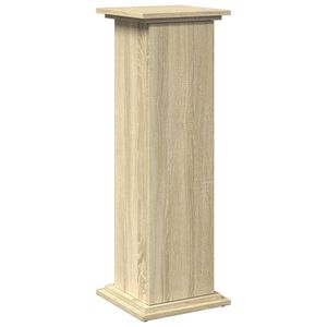 vidaXL Espositore con Portaoggetti Rovere Sonoma 31x30x90cm Truciolato