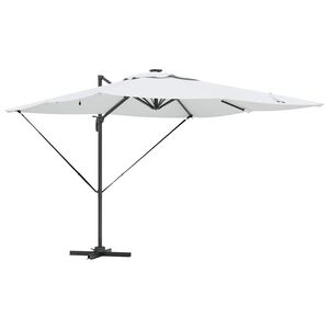 vidaXL Ombrellone Sabbia 286 x 284 x 270 cm Alluminio e Poliestere
