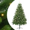 vidaXL Albero di Natale con 300 LED con supporto Verde 210 cm PE