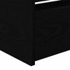 vidaXL Struttura di daybed con cassetti Rovere nero 90 x 200 cm