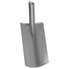 vidaXL Testa di Pala Argento 43 x 17 cm Acciaio verniciato a polvere