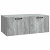 vidaXL Mobile Porta TV da Muro Grigio Sonoma 78,5 x 41 x 30 cm
