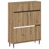 vidaXL Mobile per scarpe ZWOLLE 78 x 24 x 103 cm Legno ingegnerizzato