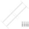 vidaXL Griglia di Sicurezza per Finestre con 2 Traverse 43-74 cm