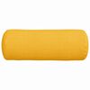 vidaXL Cuscini a rullo 2 pcs Giallo Chiaro Ø 25 x 70 cm
