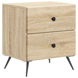 vidaXL Armadio da Notte Rovere Sonoma 43 x 34,5 x 47,5 cm