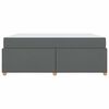 vidaXL Struttura del letto Grigio scuro 180 x 200 cm Tessuto