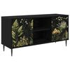 vidaXL Mobile TV RHENEN 102 x 33 x 51 cm Rovere Nero