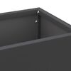 vidaXL Supporto per Ombrellone Nero 15,5 x 15,5 x 49 cm Metallo