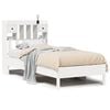 vidaXL Letto Libreria senza Materasso Bianca 90x200 cm Legno di Pino