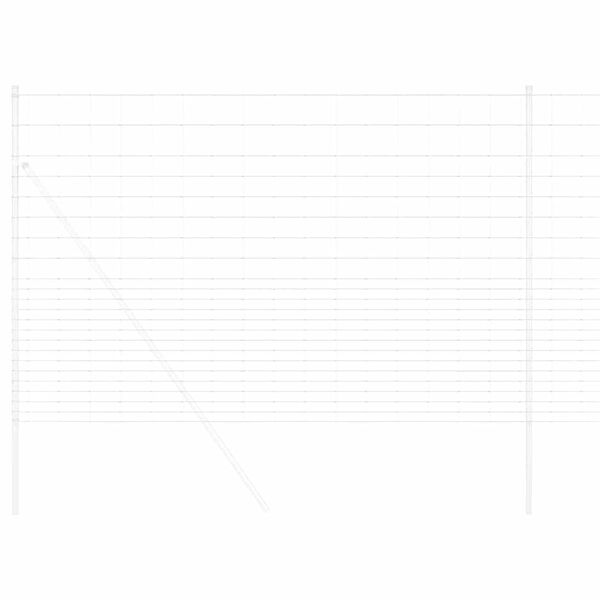 vidaXL Recinto Selvaggio Zincato a Caldo 1000 x 150 x 0.18 cm Ferro