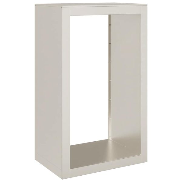 vidaXL Rack per Legna da Ardere 60x40x100 cm in Acciaio Corten