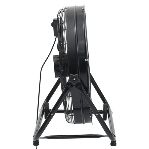 vidaXL Ventilatore a Tamburo Industriale 60 cm 172,5 W Nero