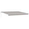 vidaXL Tenda da Sole Grigio chiaro 400 x 350 x 165 cm