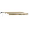 vidaXL Cornice per Tenda Manuale con LED 5 &times; 3,5 m