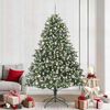 vidaXL Albero di Natale artificiale con 300 LED Verde 240 cm