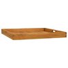 vidaXL Vassoio da Portata 70x70 cm in Legno Massello di Teak