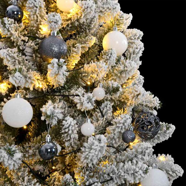 vidaXL Albero Natale Artificiale Incernierato 300 LED e Palline 270 cm