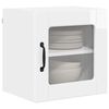 vidaXL Mobile da cucina con porta 2 pcs Bianco Lucido 40 x 31 x 40 cm