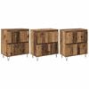 vidaXL Sideboards 3 pz Legno vecchio