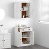 vidaXL Set di mobili per il bagno VIGO 2 pcs Bianco e Bianco Antico