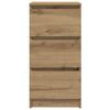 vidaXL Credenza Rovere Artigianale 37,5x35x76 cm in Legno Multistrato
