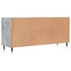 vidaXL Mobile per TV Grigio Cemento 103,5x30x50 cm Legno Multistrato