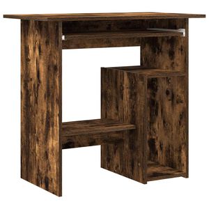 vidaXL Scrivania Rovere Fumo 80x45x74 cm in Legno Multistrato