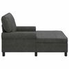 vidaXL Chaise Lounge con cuscino Nero 91 x 157 x 91 cm Pelle Sintetica