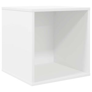 vidaXL Scatola per album in vinile Bianco 37 x 36,5 x 38 cm