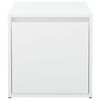 vidaXL Cassetto Contenitore Bianco 40,5x40x40 cm in Legno Multistrato