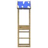 vidaXL Torre da Gioco Marrone Legno Impregnato Solido