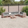 vidaXL Set Divani da Giardino 8 pz in Legno Massello Abete Douglas