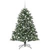 vidaXL Albero di Natale artificiale con 150 LED Verde 150 cm