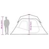 vidaXL Tenda Campeggio 6 Persone Blu Rilascio Rapido Impermeabile