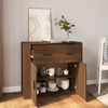 vidaXL Credenza Rovere Marrone 80x33x70 cm in Legno Multistrato