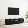 vidaXL Mobile TV Nero 160 x 35 x 40 cm Legno multistrato