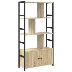 vidaXL Libreria Rovere Sonoma 80 x 30 x 155,5 cm Legno multistrato