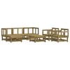 vidaXL Set Salotto da Giardino 7 pz in Legno Impregnato di Pino