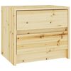 vidaXL Comodino 40x30,5x35,5 cm in Legno Massello di Abete