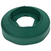 vidaXL Bordure per prato Verde 2000 x 4 x 5 cm Plastica