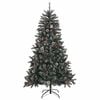 vidaXL Albero di Natale artificiale con 150 LED Verde 150 cm