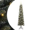vidaXL Albero di Natale artificiale con 300 LED Verde 180 cm