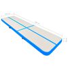 vidaXL Tappetino Ginnastica Gonfiabile con Pompa 800x100x20cm PVC Blu