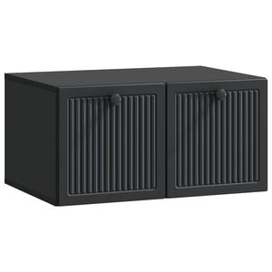 vidaXL Mobile Porta TV da Muro Nero 59,5 x 41 x 30 cm